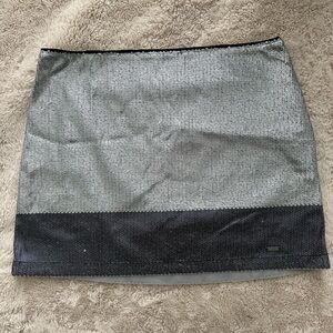 Sequined mini skirt